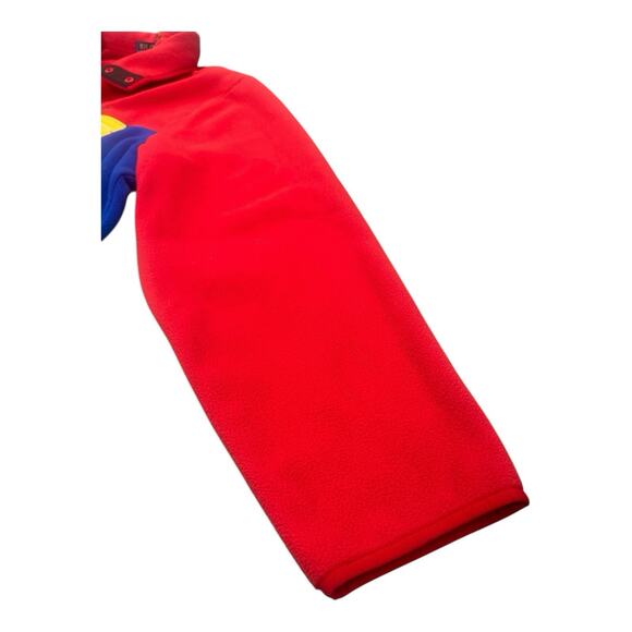 Polo Ralph Lauren Men 2XL Mockneck Color-Blocked Cowboy Polo Bear Fleece Preppy - Picture 9 of 11